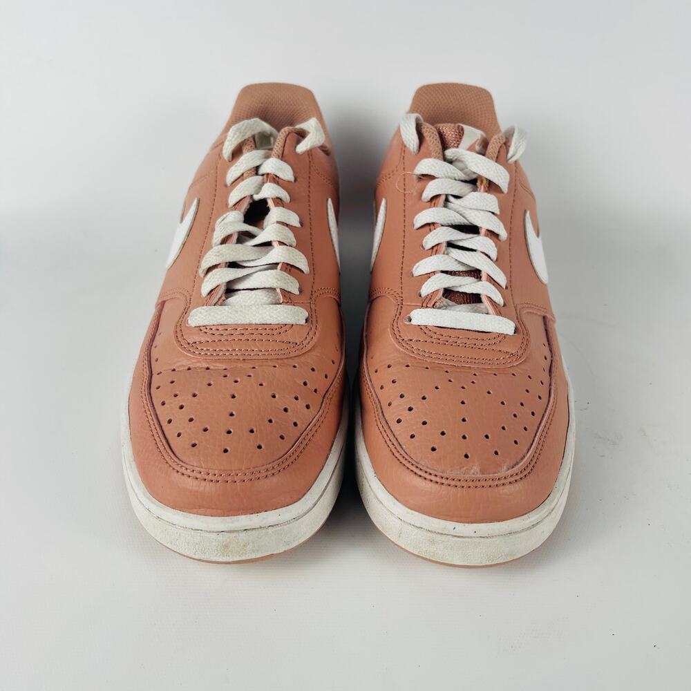 Nike Women’s Size 8 Court Vision Low Sneakers DH3158-600 Pink Rose White Shoe